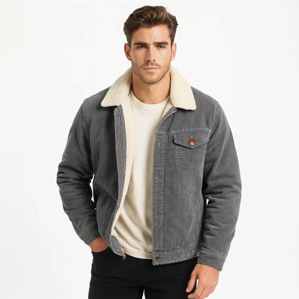 Matteo | Warme Cordjacke für Herren Winter