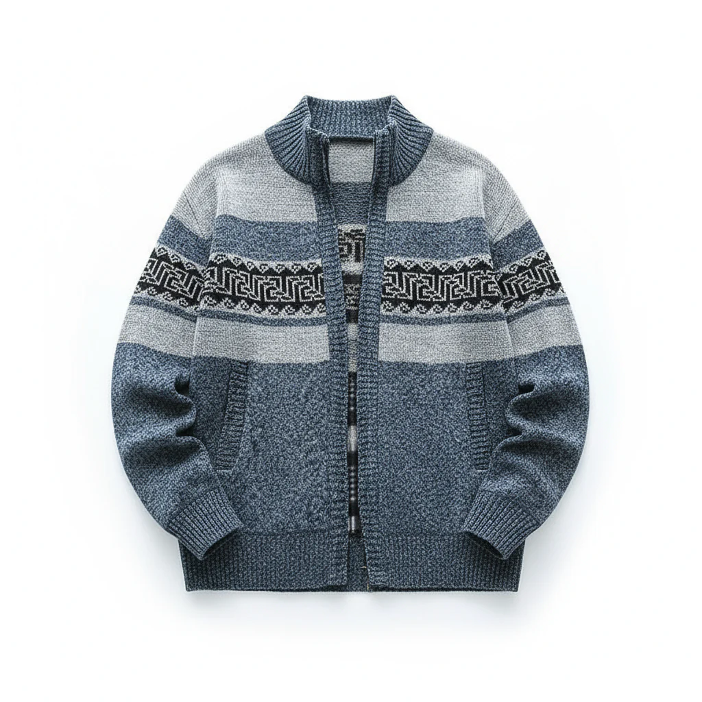 Matthew | Zip-Up Vintage Cardigan - Image 2