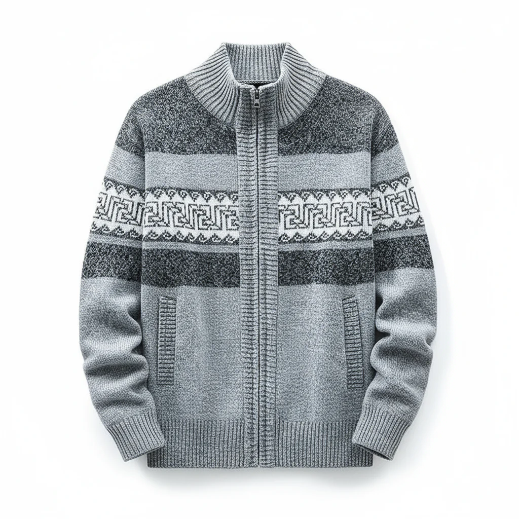 Matthew | Zip-Up Vintage Cardigan - Image 3