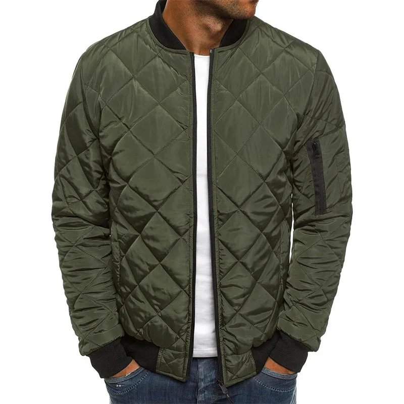 MATUS - BAUMWOLLJACKE MIT RAUTENMUSTER