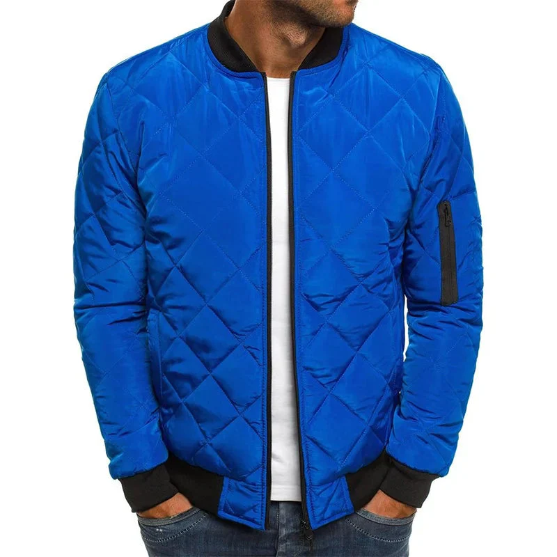 MATUS - BAUMWOLLJACKE MIT RAUTENMUSTER - Image 3