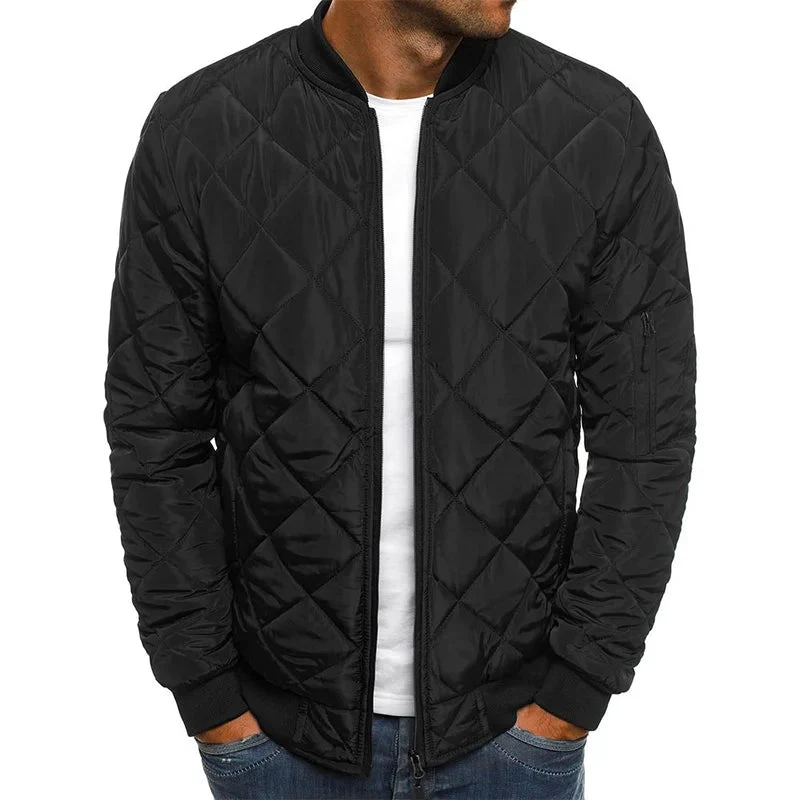 MATUS - BAUMWOLLJACKE MIT RAUTENMUSTER - Image 4