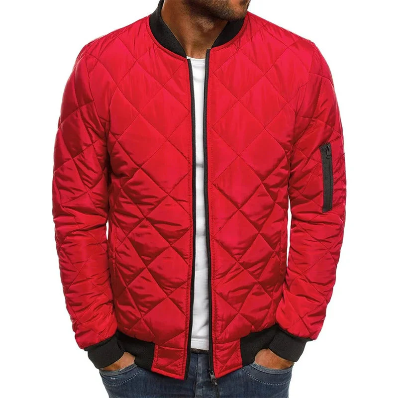 MATUS - BAUMWOLLJACKE MIT RAUTENMUSTER - Image 5