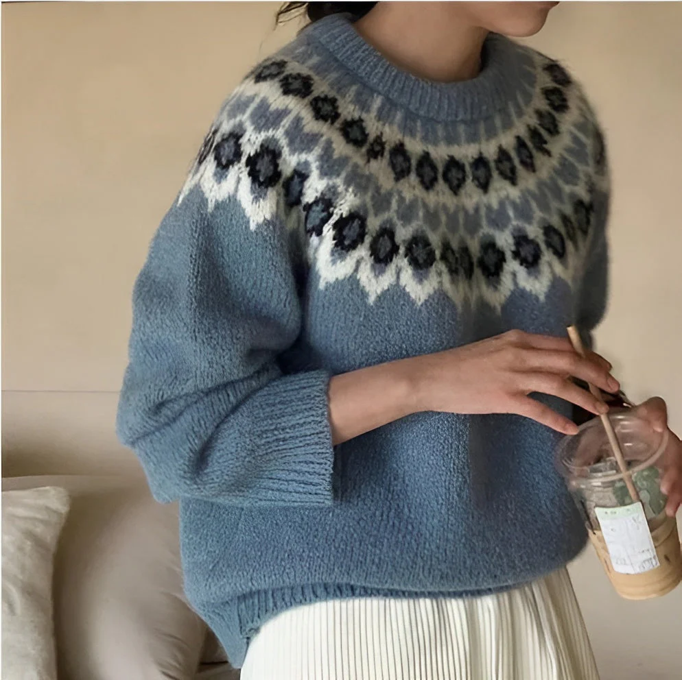 Maud | Jacquard Sweater - Image 3