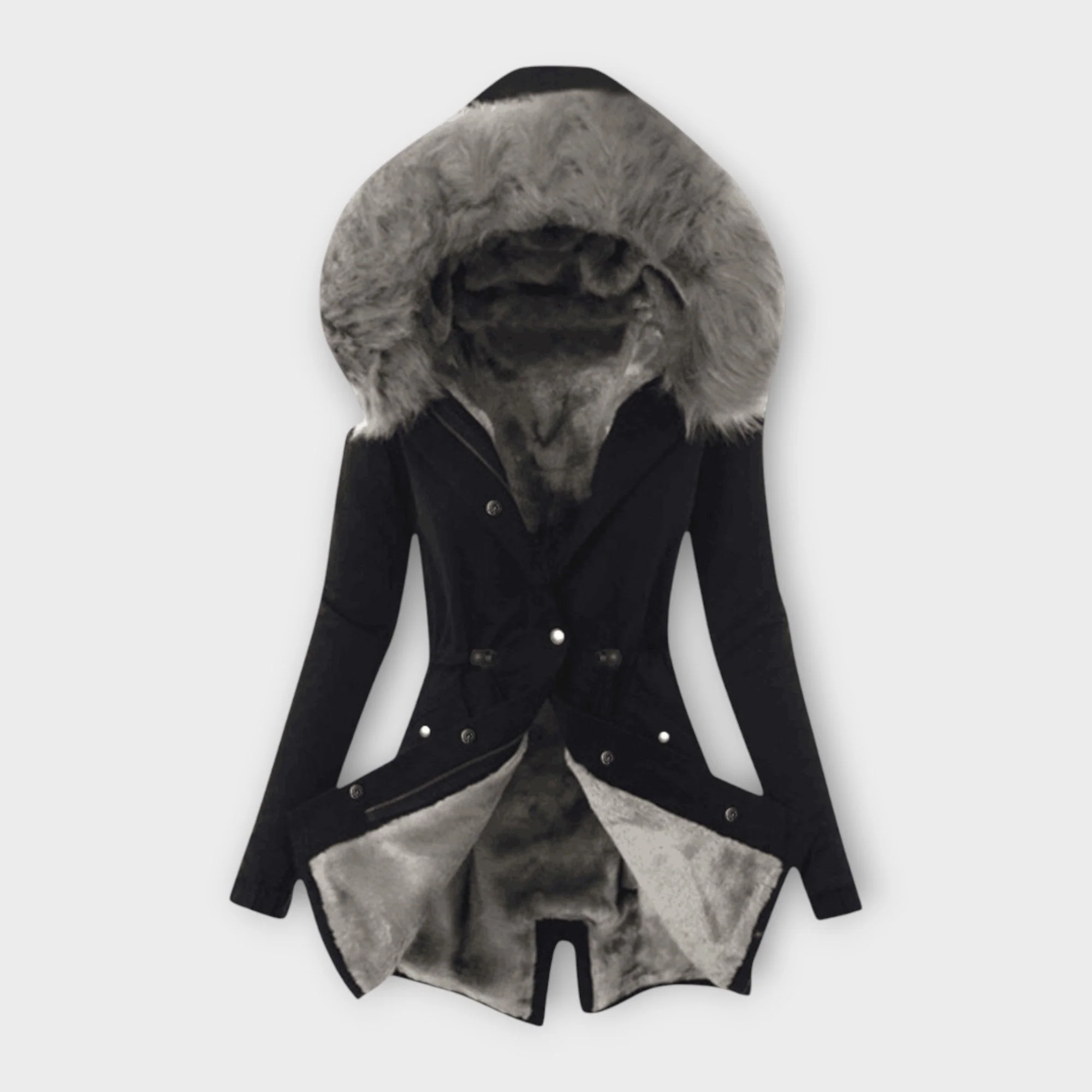 Maurelle – Winterjacke mit Fellkapuze - Image 2