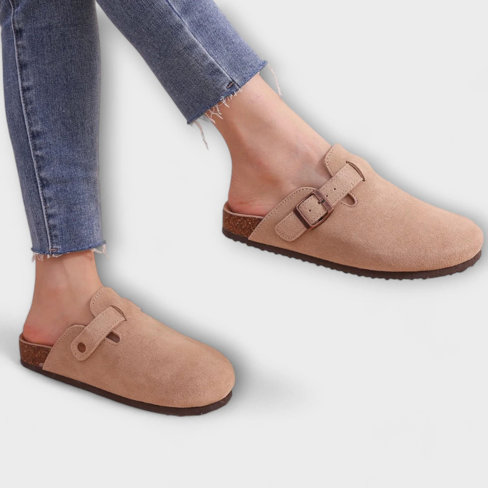 Mavira – Komfort-Slipper mit Korkfußbett