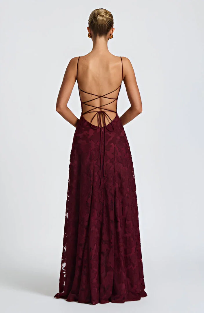 Elfriede | Damen Maxikleid Blumenmuster Spaghettiträger – Blumen Maxi Träger 2026 - Image 4