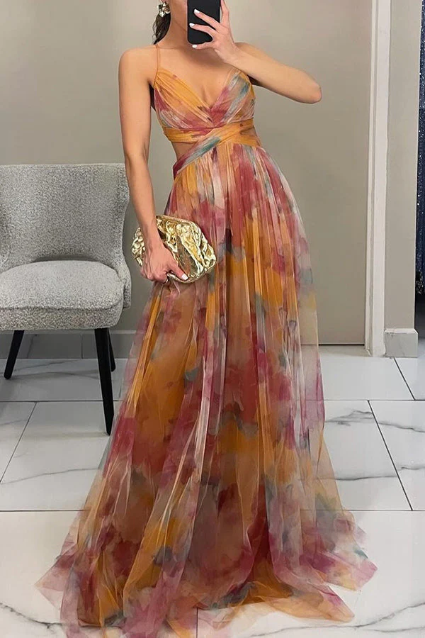 Maxikleid mit Blumendruck für Damen – Elegantes Sommerkleid für besondere Anlässe - Image 4