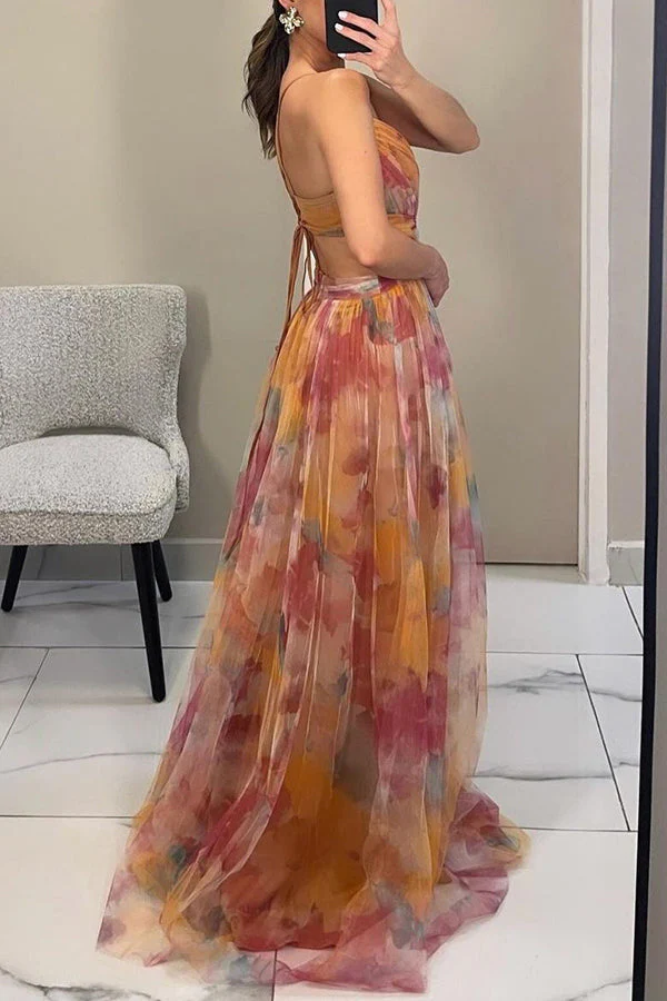 Maxikleid mit Blumendruck für Damen – Elegantes Sommerkleid für besondere Anlässe - Image 5