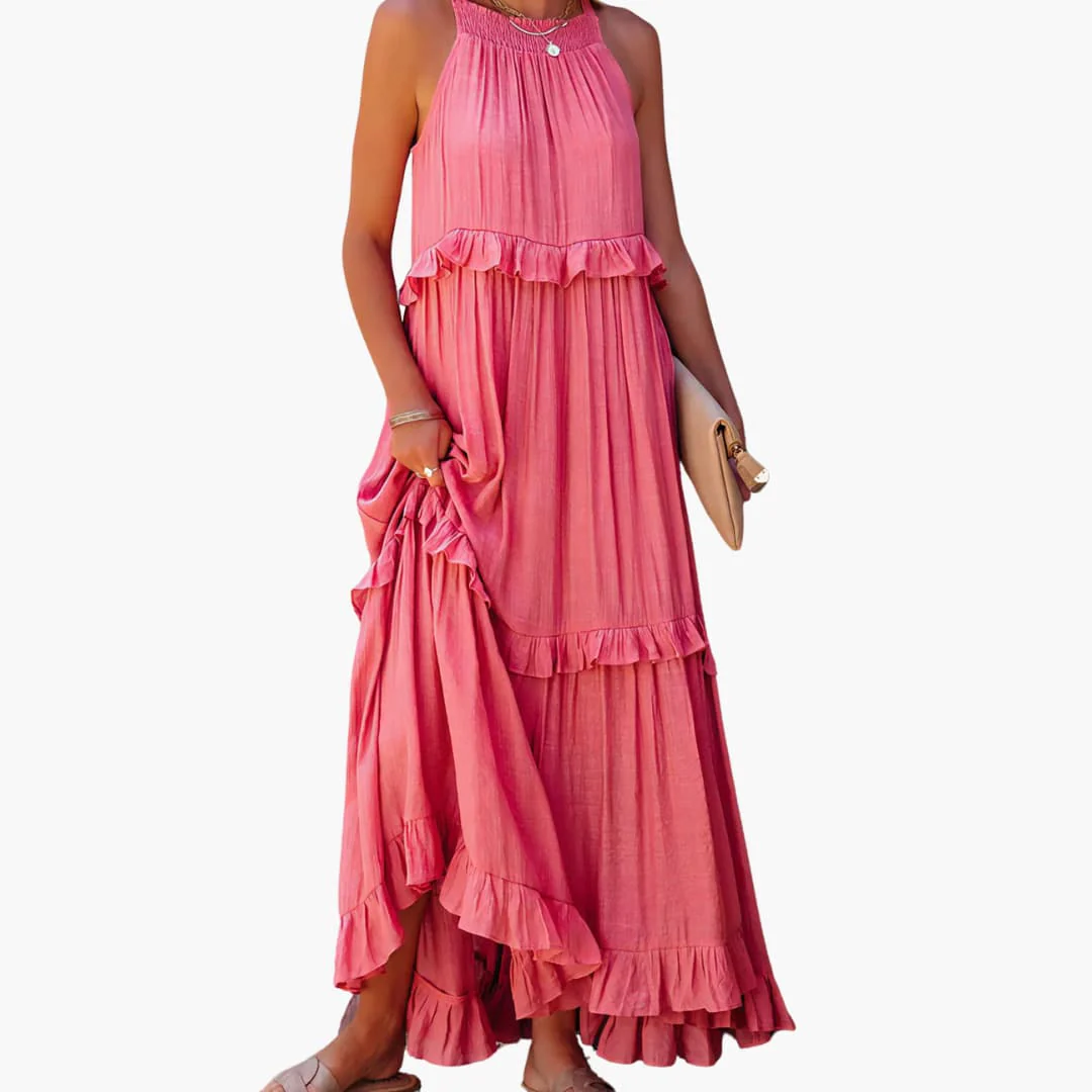 Maxikleid Stufen - Rüschenkleid für Damen, elegant & luftig - Image 15