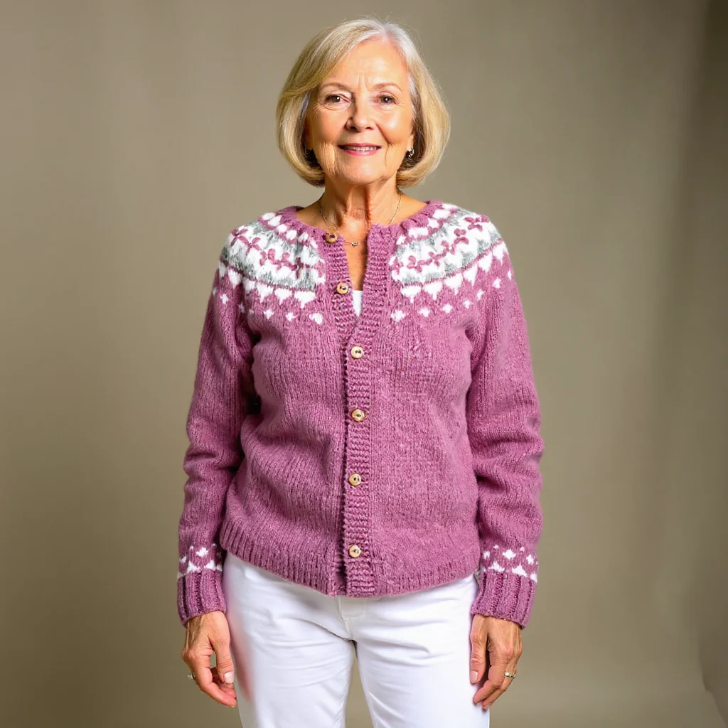 Maya | Vintage Isländische Strickjacke - Image 2