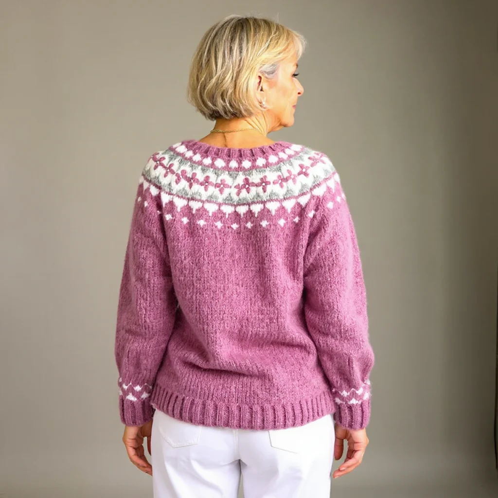 Maya | Vintage Isländische Strickjacke - Image 3