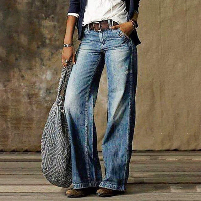 Maya - Zeitlose High-Waist Wide-Leg Jeans für Damen - Image 2