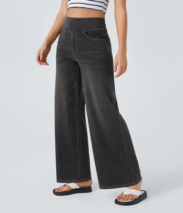 MECHTHILD - WEITE JEANS MIT ELASTISCHEM BUND - Image 12