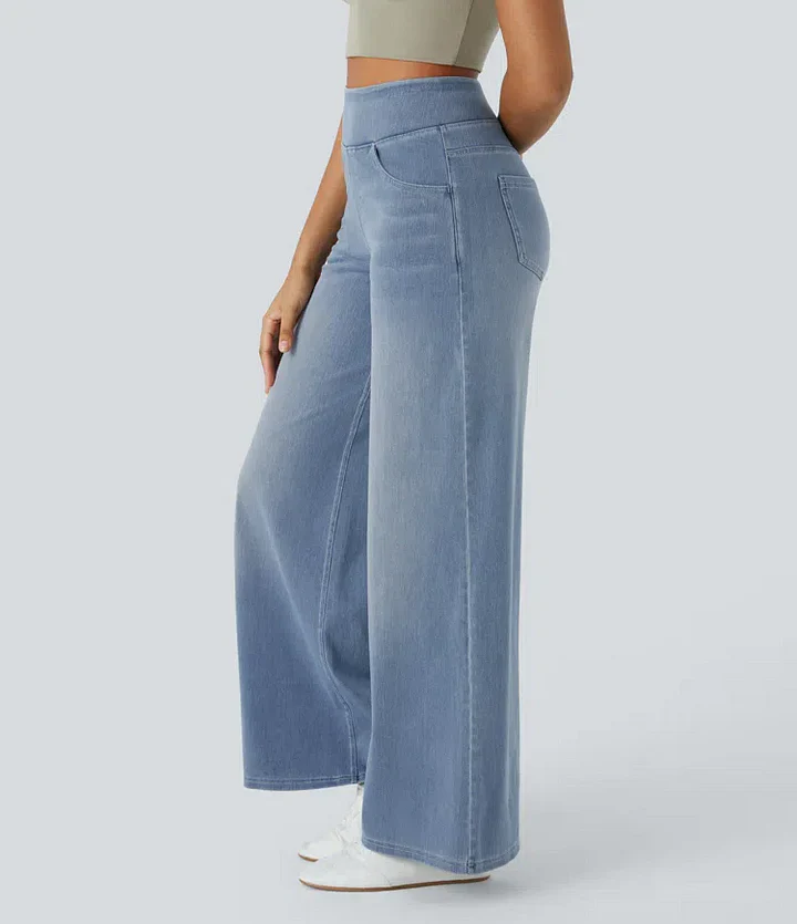 MECHTHILD - WEITE JEANS MIT ELASTISCHEM BUND - Image 5