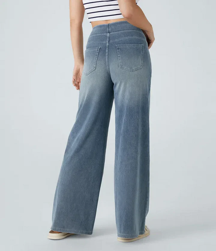 MECHTHILD - WEITE JEANS MIT ELASTISCHEM BUND - Image 8
