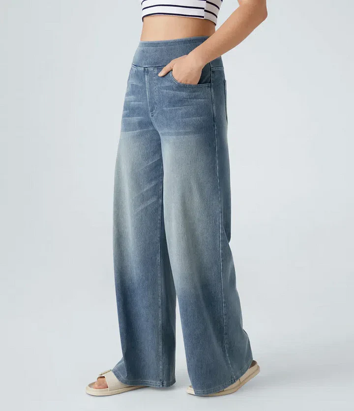 MECHTHILD - WEITE JEANS MIT ELASTISCHEM BUND - Image 9