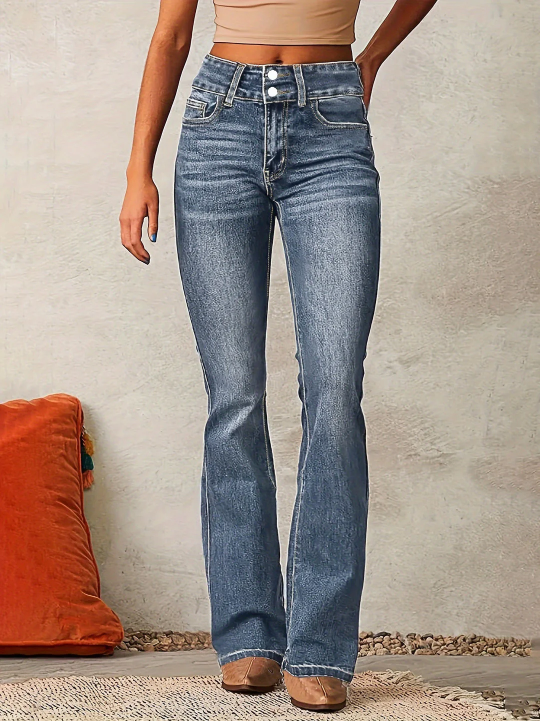MELANIE - SCHLAGJEANS MIT HOHEM BUND - Image 4