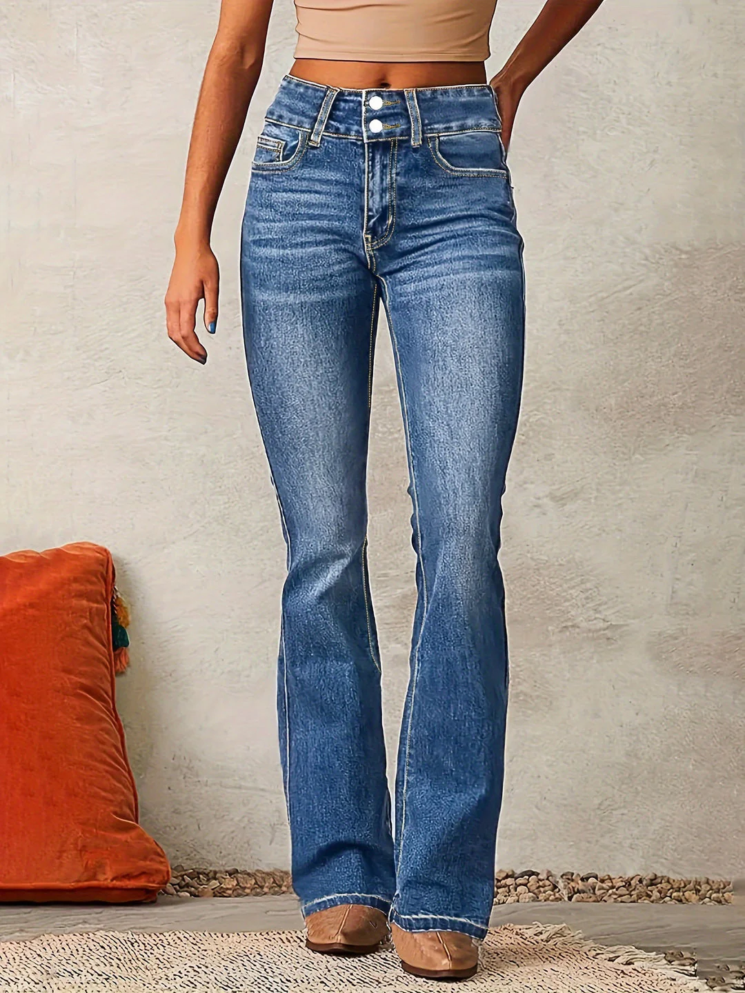 MELANIE - SCHLAGJEANS MIT HOHEM BUND - Image 8