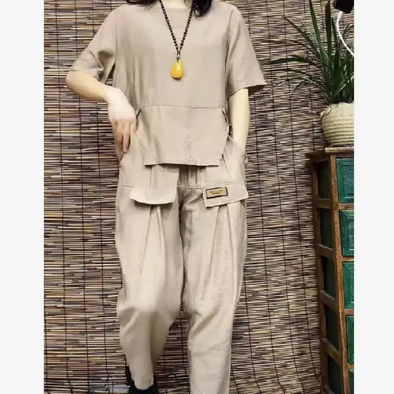 MELIKE - SET AUS BLUSE UND CARGOHOSE - Image 2