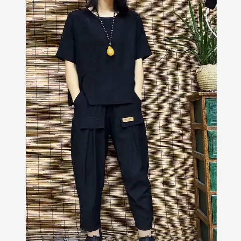 MELIKE - SET AUS BLUSE UND CARGOHOSE - Image 3