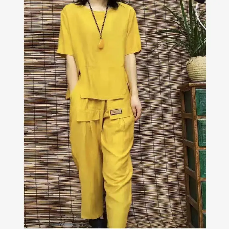 MELIKE - SET AUS BLUSE UND CARGOHOSE - Image 5