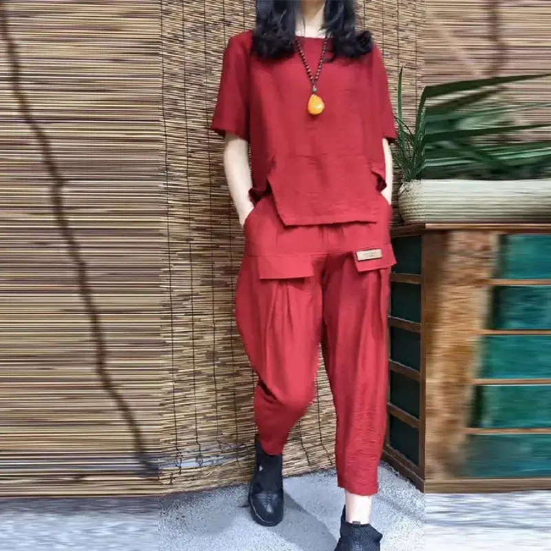 MELIKE - SET AUS BLUSE UND CARGOHOSE - Image 6