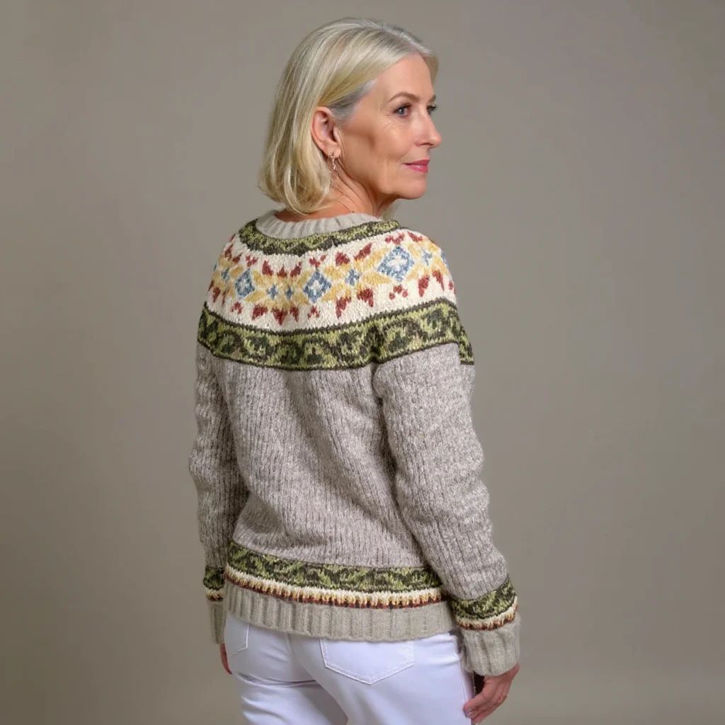 Melina | Vintage Isländische Strickjacke - Image 3