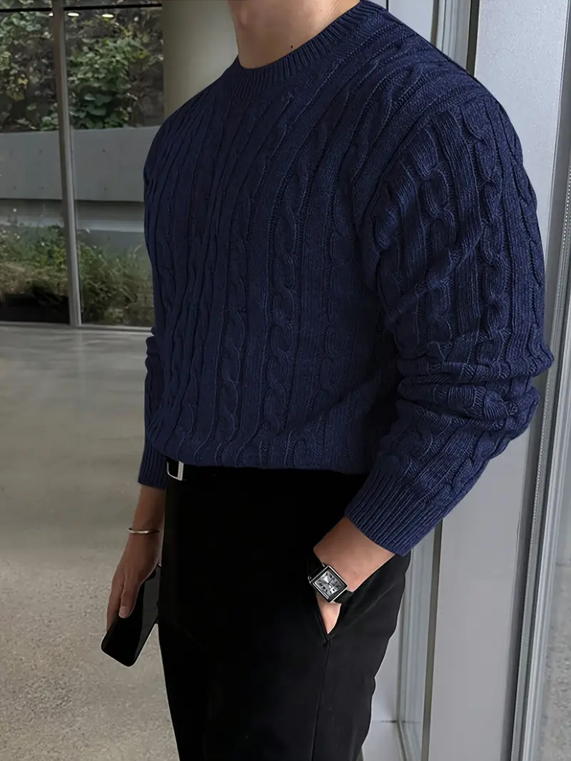 Mergim – Lässiger Strickpullover Mit Langen Ärmeln - Image 9