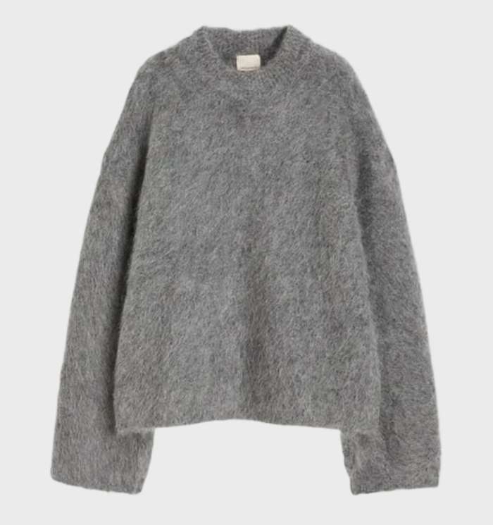 Merryn Flauschiger Strickpullover