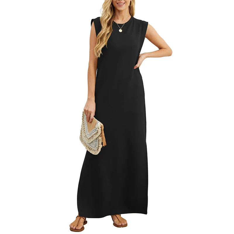 MERYEM - MAXIKLEID ÄRMELLOS GERADE UND LOCKER - Image 3