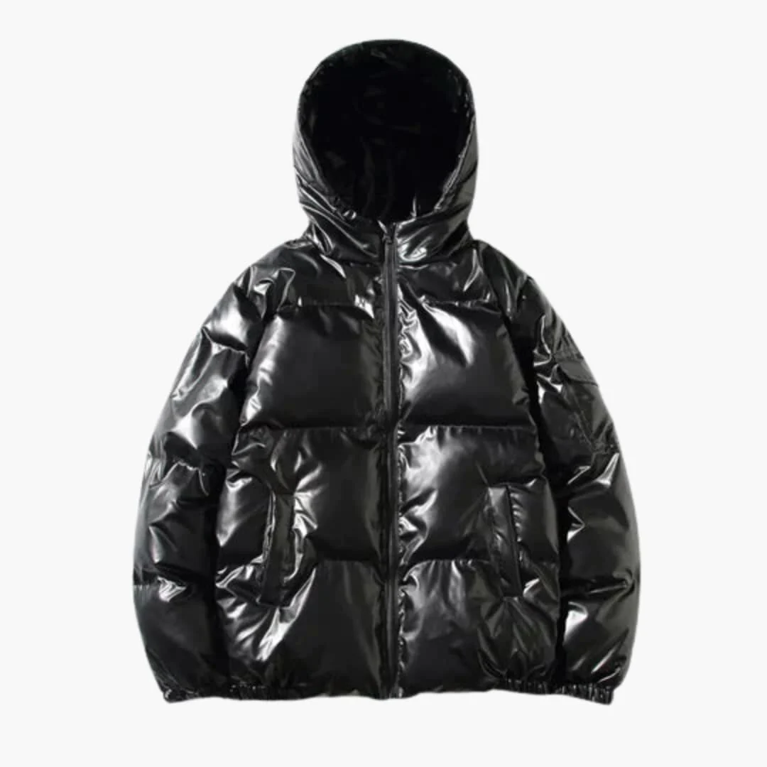 Metallic Winter Pufferjacke für Herren - Image 6
