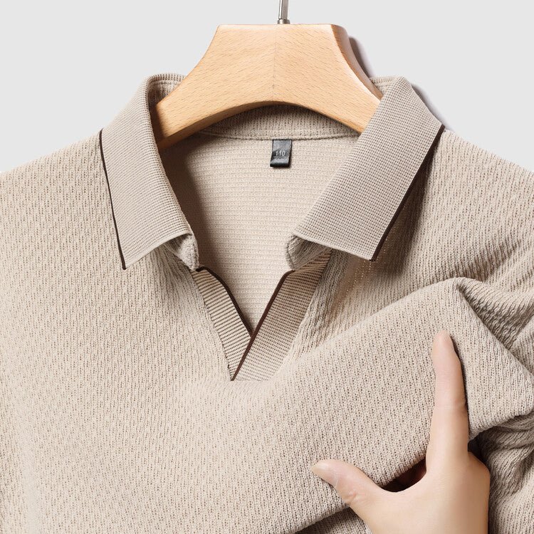 MEYER - LANGARMLIGES STRICK-POLOSHIRT - Image 2