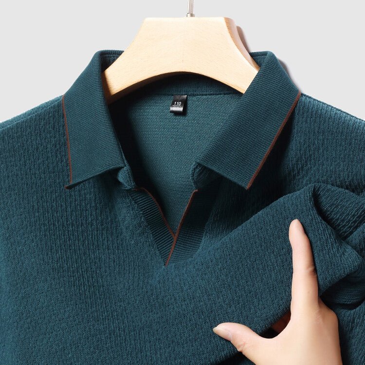 MEYER - LANGARMLIGES STRICK-POLOSHIRT - Image 4