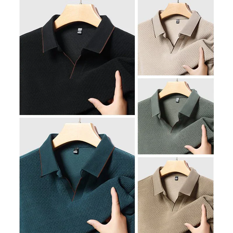 MEYER - LANGARMLIGES STRICK-POLOSHIRT - Image 5