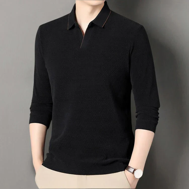 MEYER - LANGARMLIGES STRICK-POLOSHIRT - Image 6
