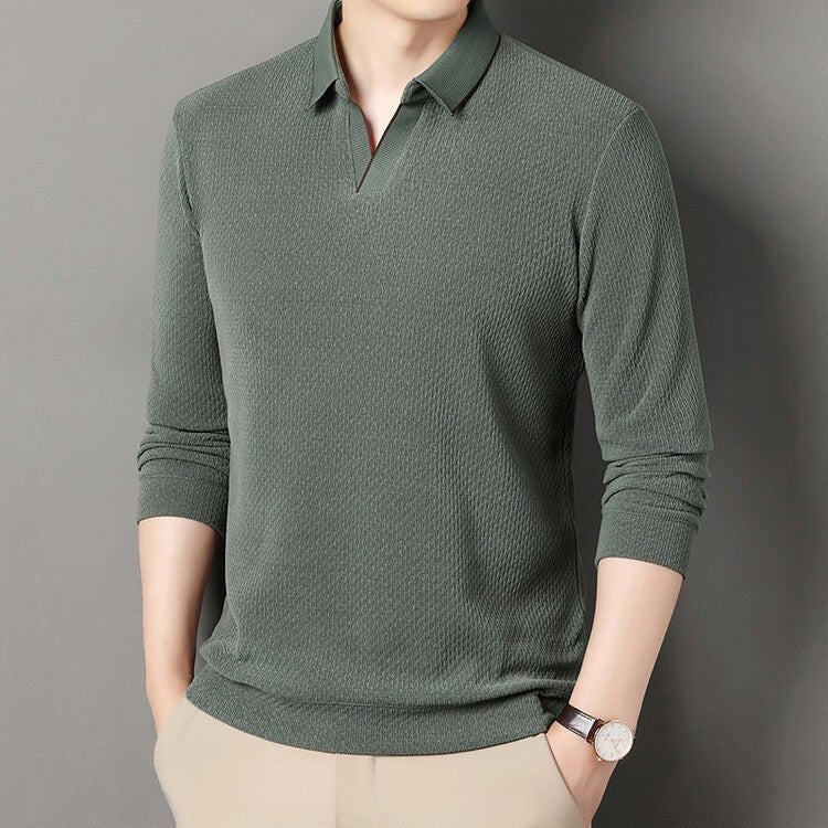MEYER - LANGARMLIGES STRICK-POLOSHIRT - Image 8