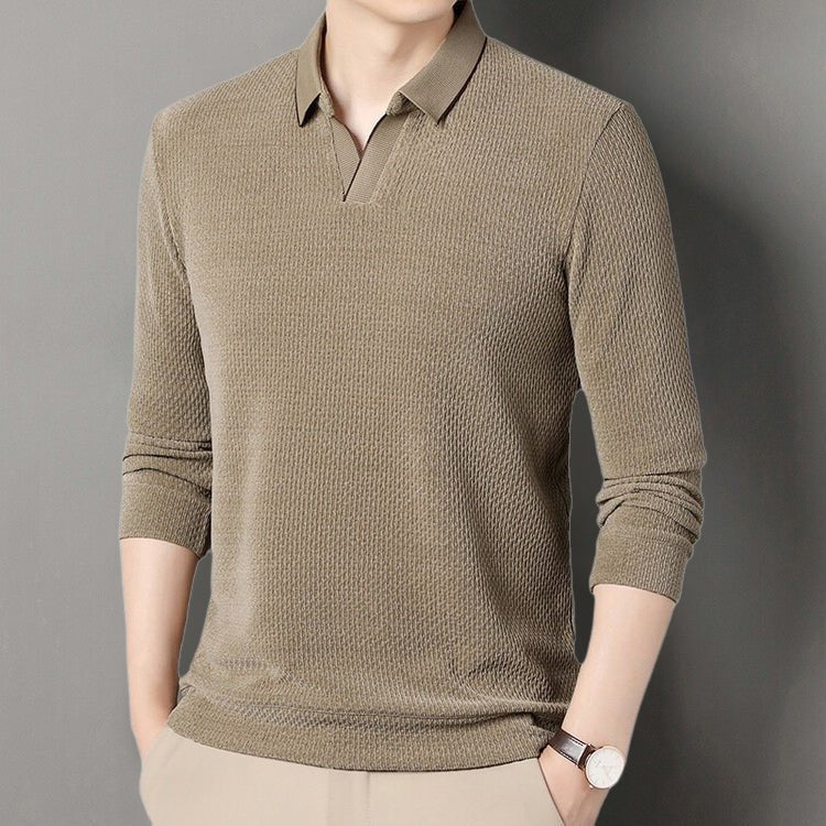 MEYER - LANGARMLIGES STRICK-POLOSHIRT - Image 9