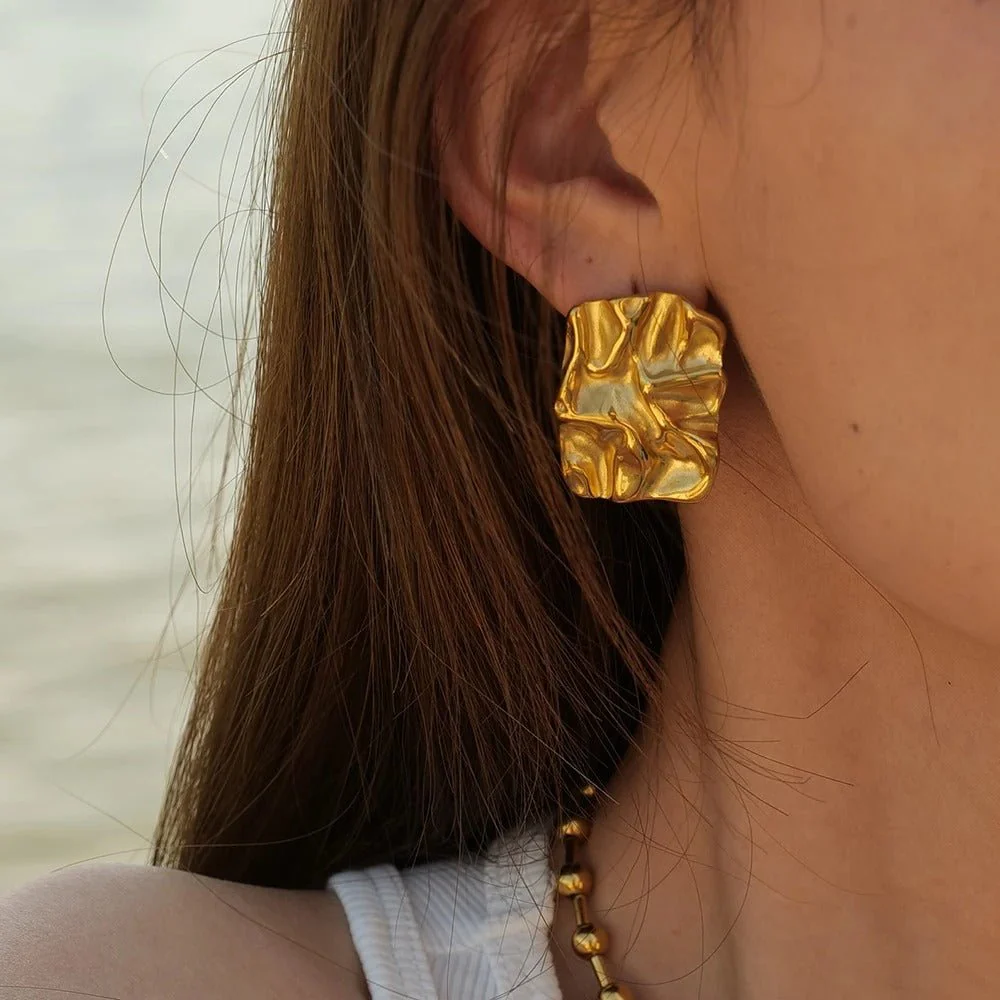 Micara - Golden Ripples - Ohrringe - Image 2