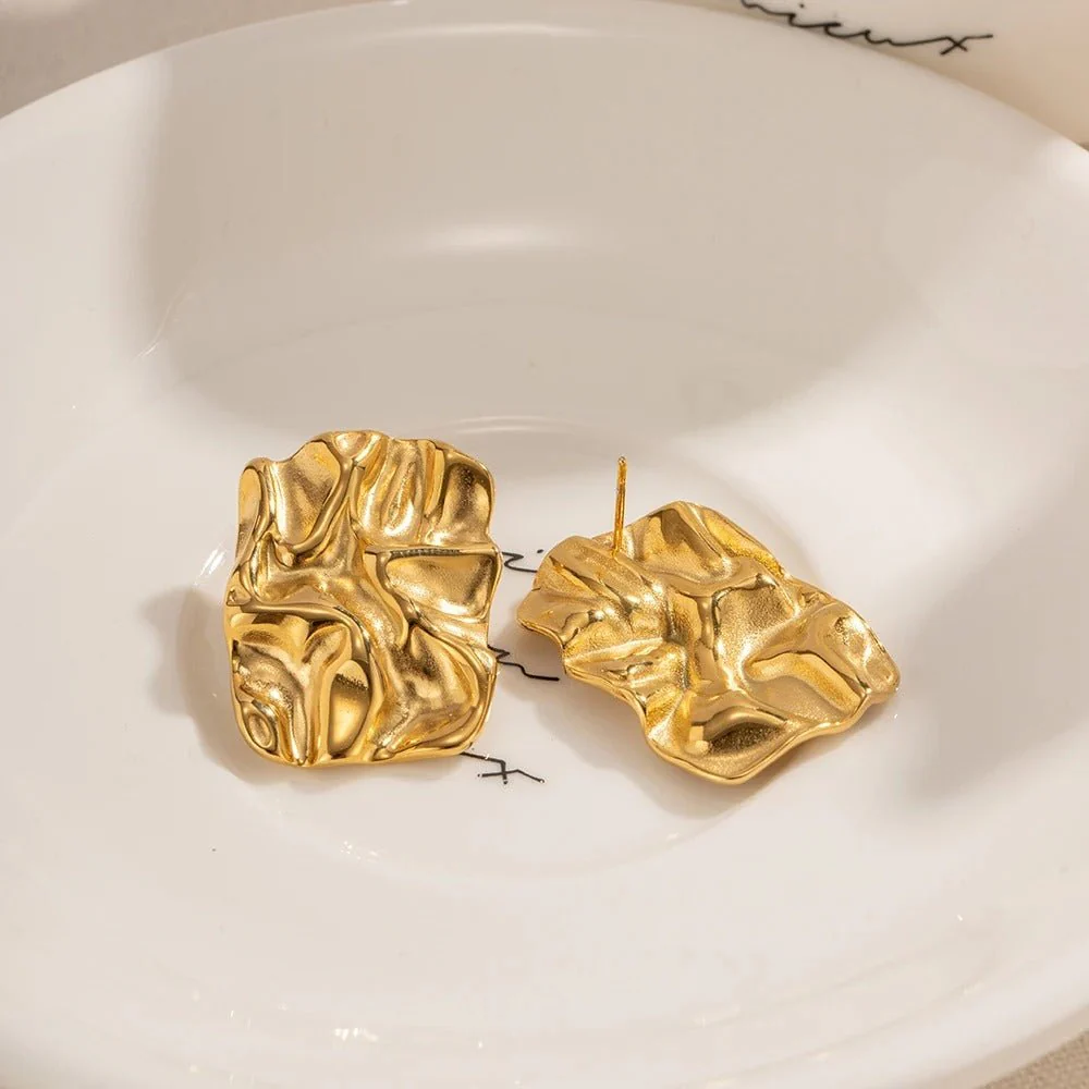 Micara - Golden Ripples - Ohrringe - Image 4