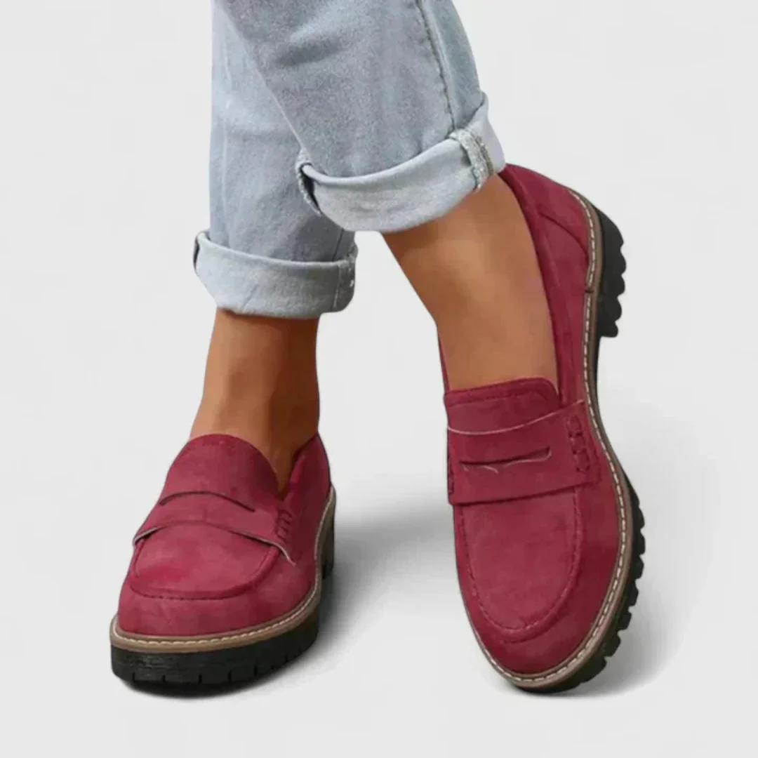 Michaela | Damen Slip-On Chunky Loafer Schuhe - Image 6