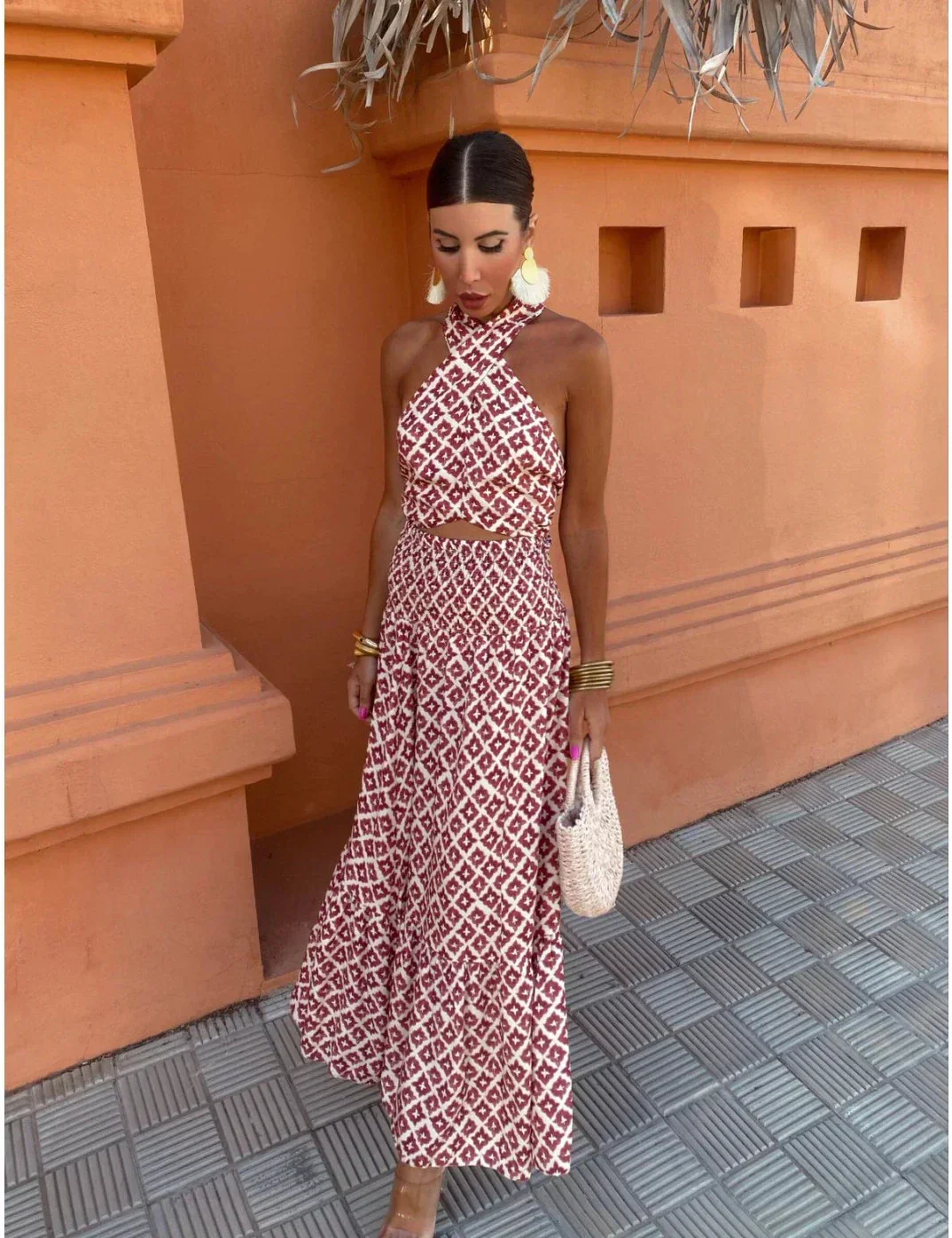 Mickay - Elegantes, gerafftes Midi-Kleid mit schulterfreiem - Image 4