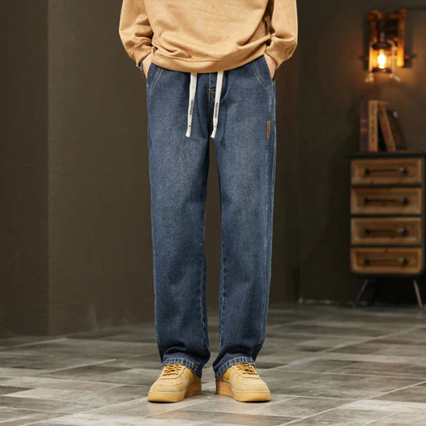 MIKE - GERADE JEANS IM JAPANISCHEN STIL - Image 8