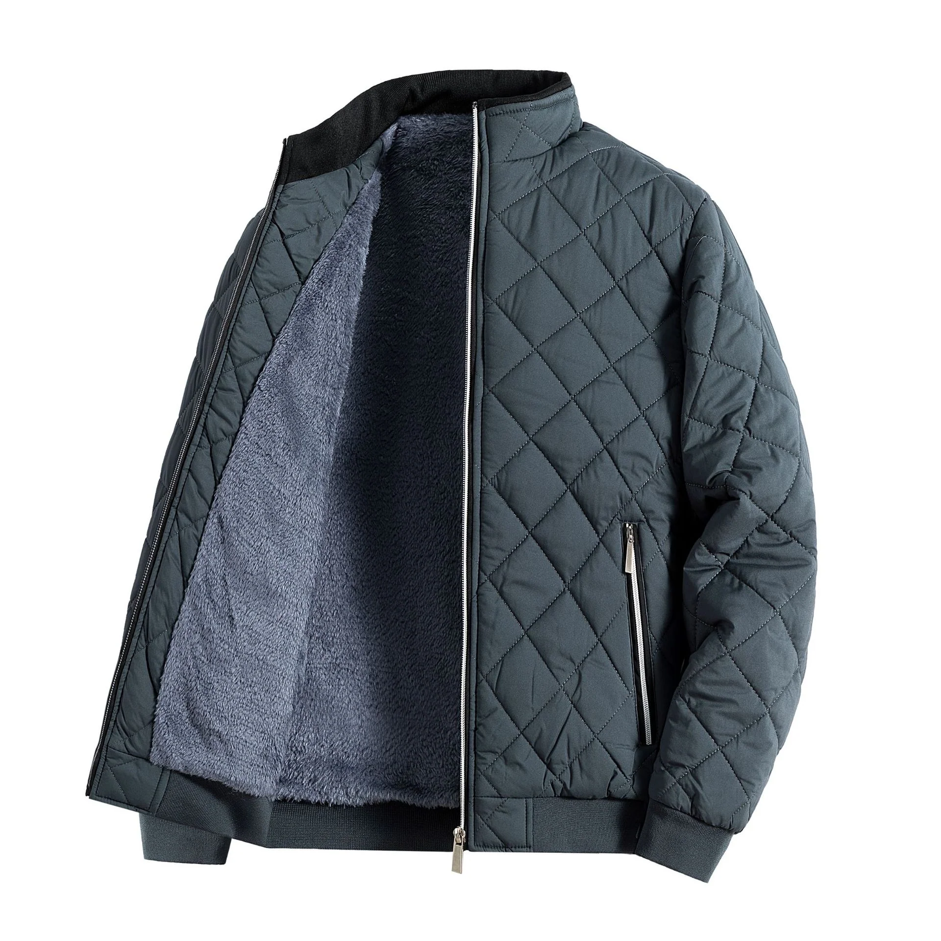 Mike | Klassische Fleece Steppjacke mit Reißverschluss - Image 2