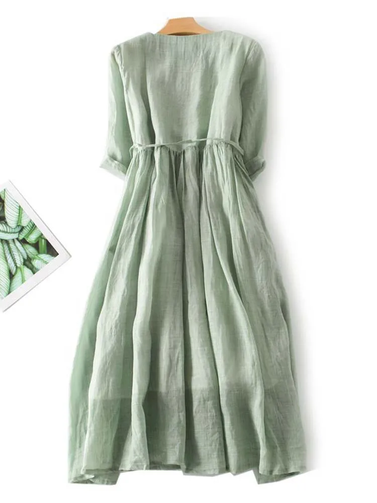 MIL0U - STILVOLLES LEINENKLEID