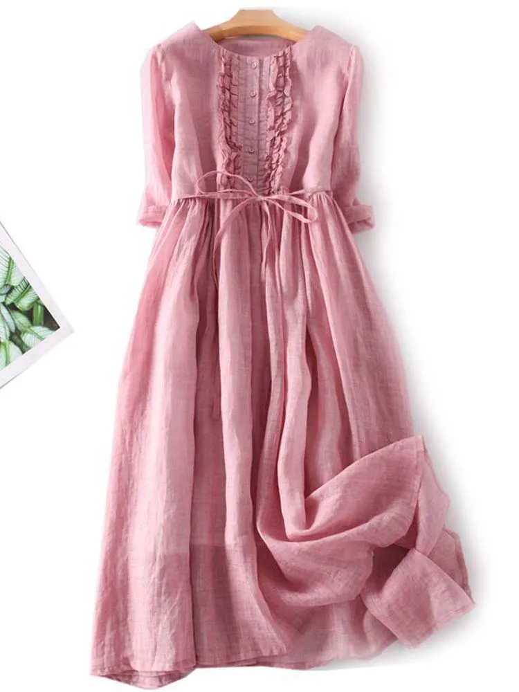 MIL0U - STILVOLLES LEINENKLEID - Image 5
