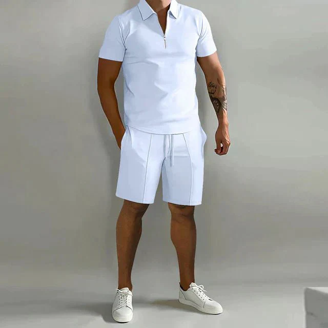 Milan Polo mit Zip und Shorts-Set - Image 4