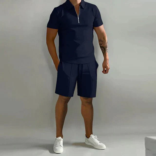 Milan Polo mit Zip und Shorts-Set - Image 5
