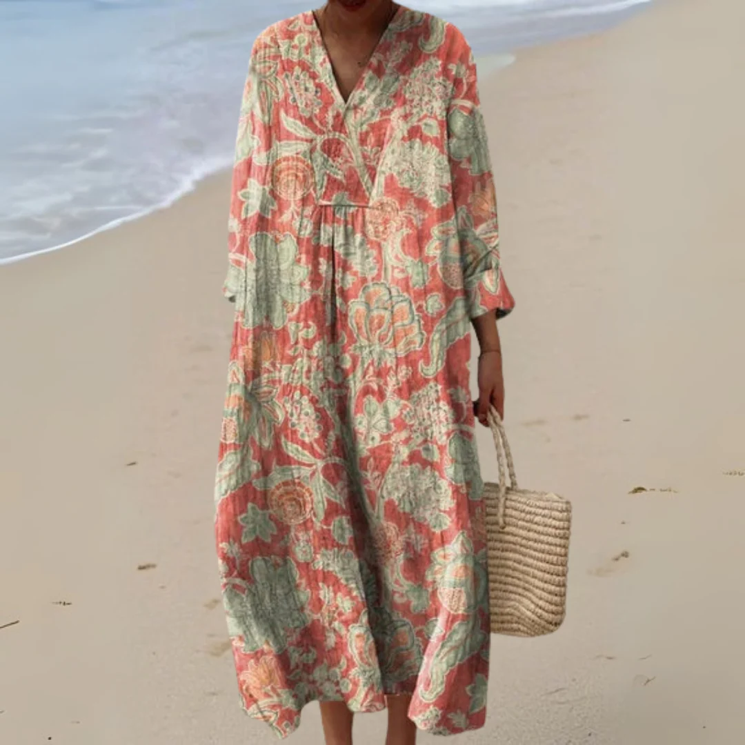 Millie | Retro Floral Dress