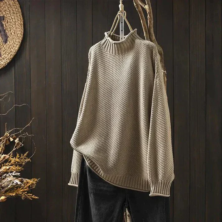 MILOU | GESTRICKTER ROLLKRAGENPULLOVER MIT STIL - Image 2